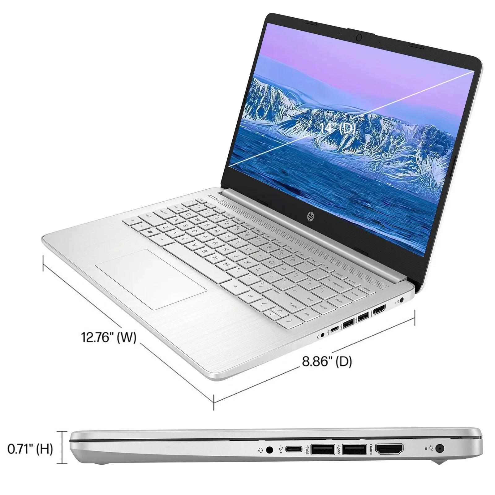 HP Windows 11 Laptop - 8GB RAM / 256GB SSD